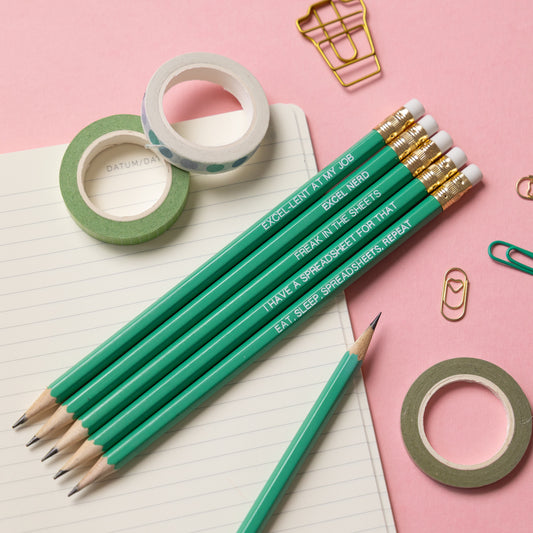 Excel Nerd Pencil Set