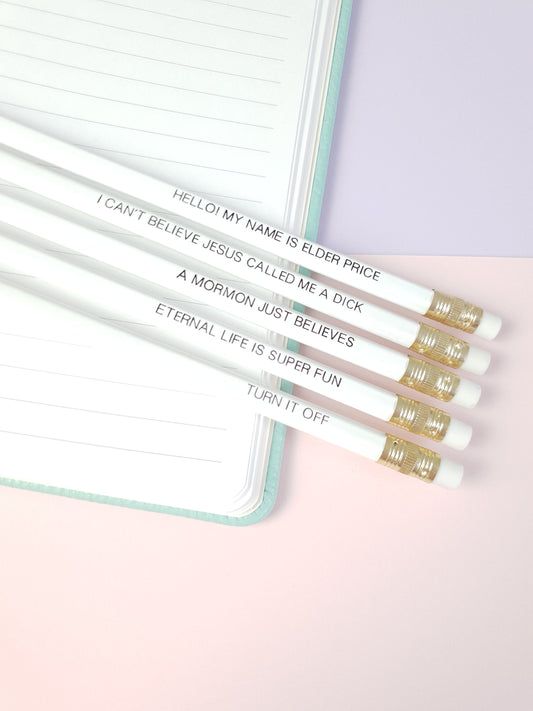 The Book of Mormon pencil set