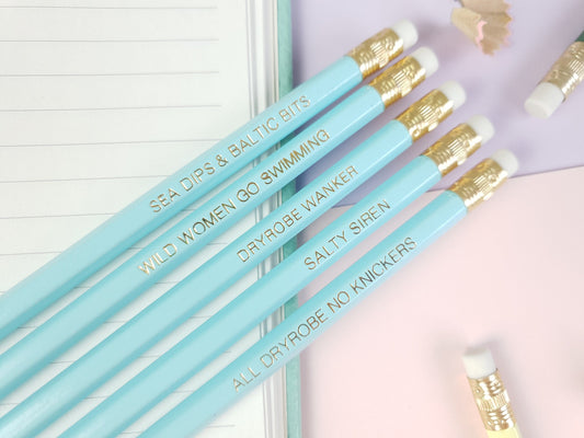 The Wild Swimmer pencil set