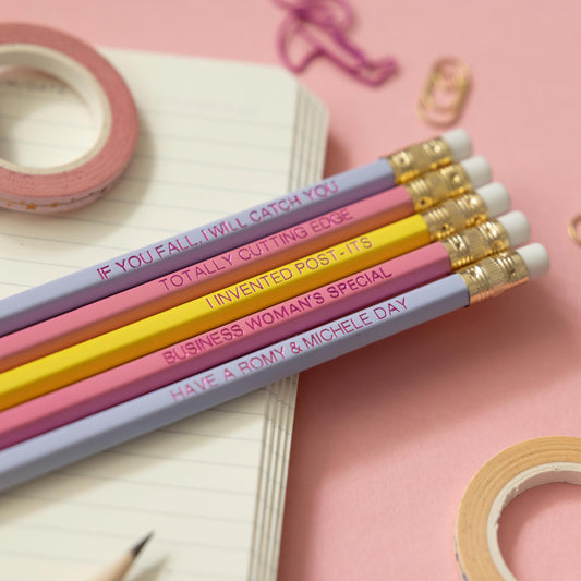 Romy & Michele pencil set