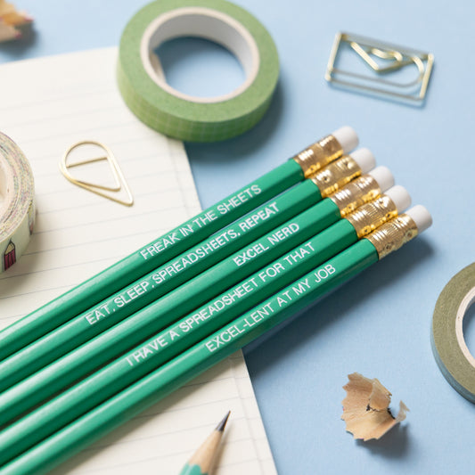 Excel Nerd Pencil Set