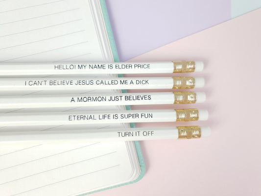 The Book of Mormon pencil set