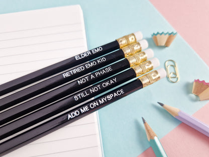 Elder Emo pencil set