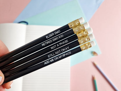 Elder Emo pencil set