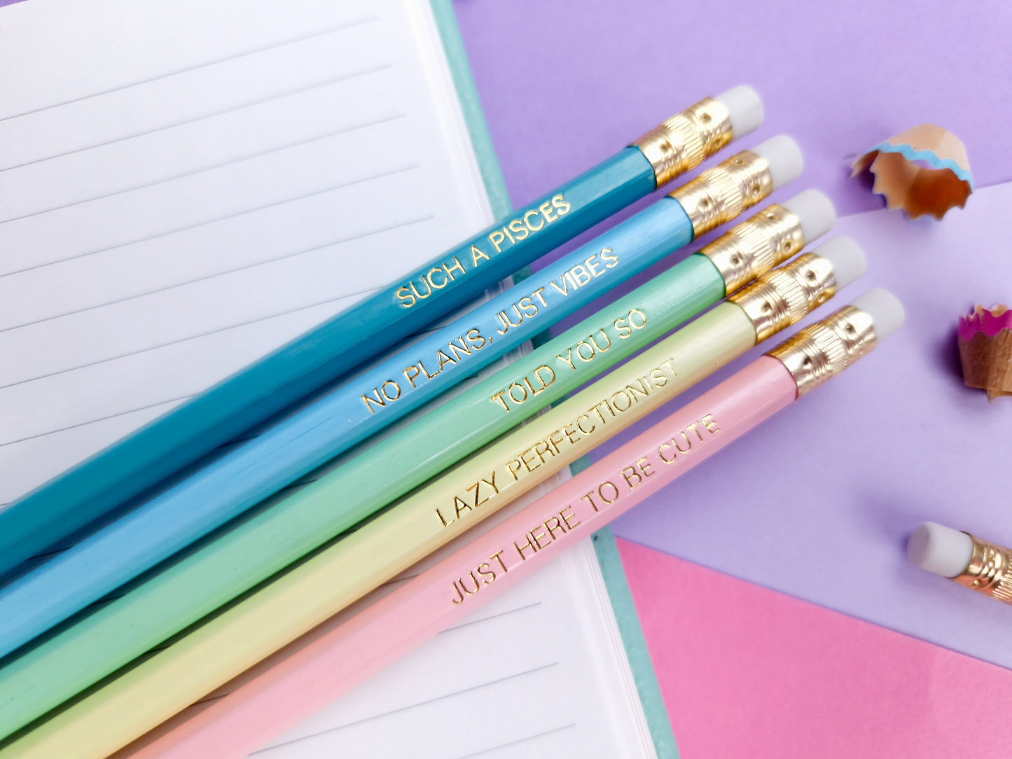 Pisces pencil set