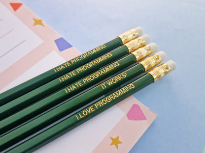 Programmer pencil set