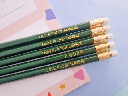Programmer pencil set