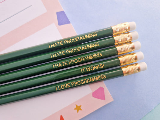 Programmer pencil set
