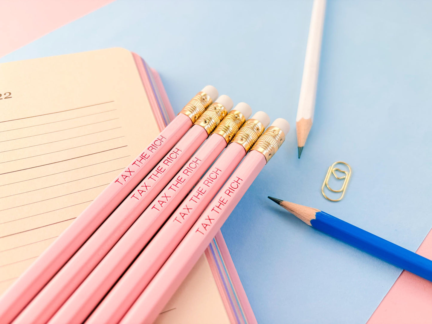 Tax the Rich pencil set