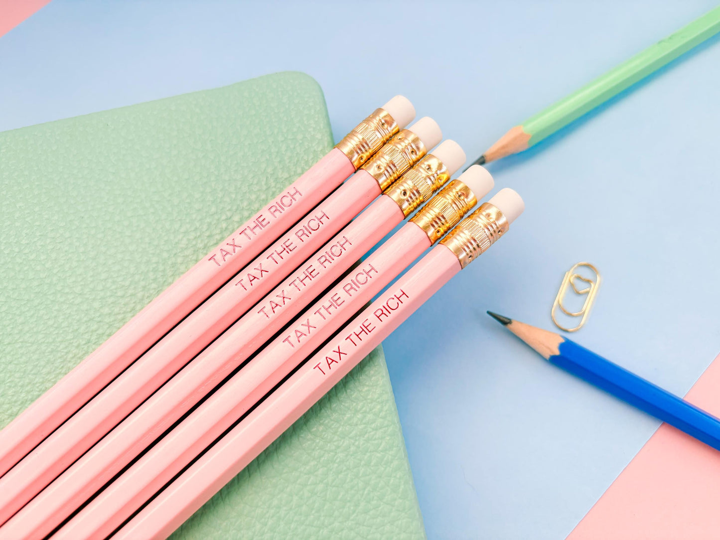 Tax the Rich pencil set
