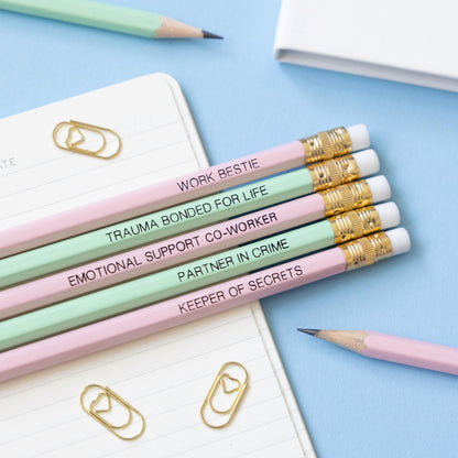 Work Bestie pencil set