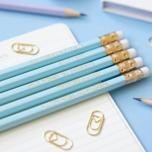The Wild Swimmer pencil set