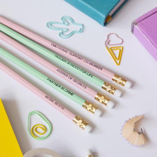 Work Bestie pencil set