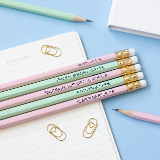 Work Bestie pencil set