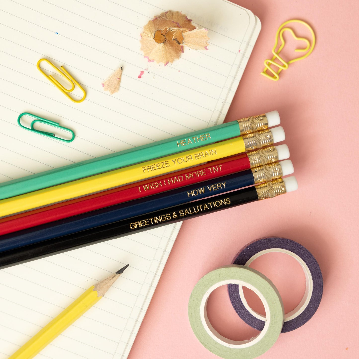 Heathers pencil set
