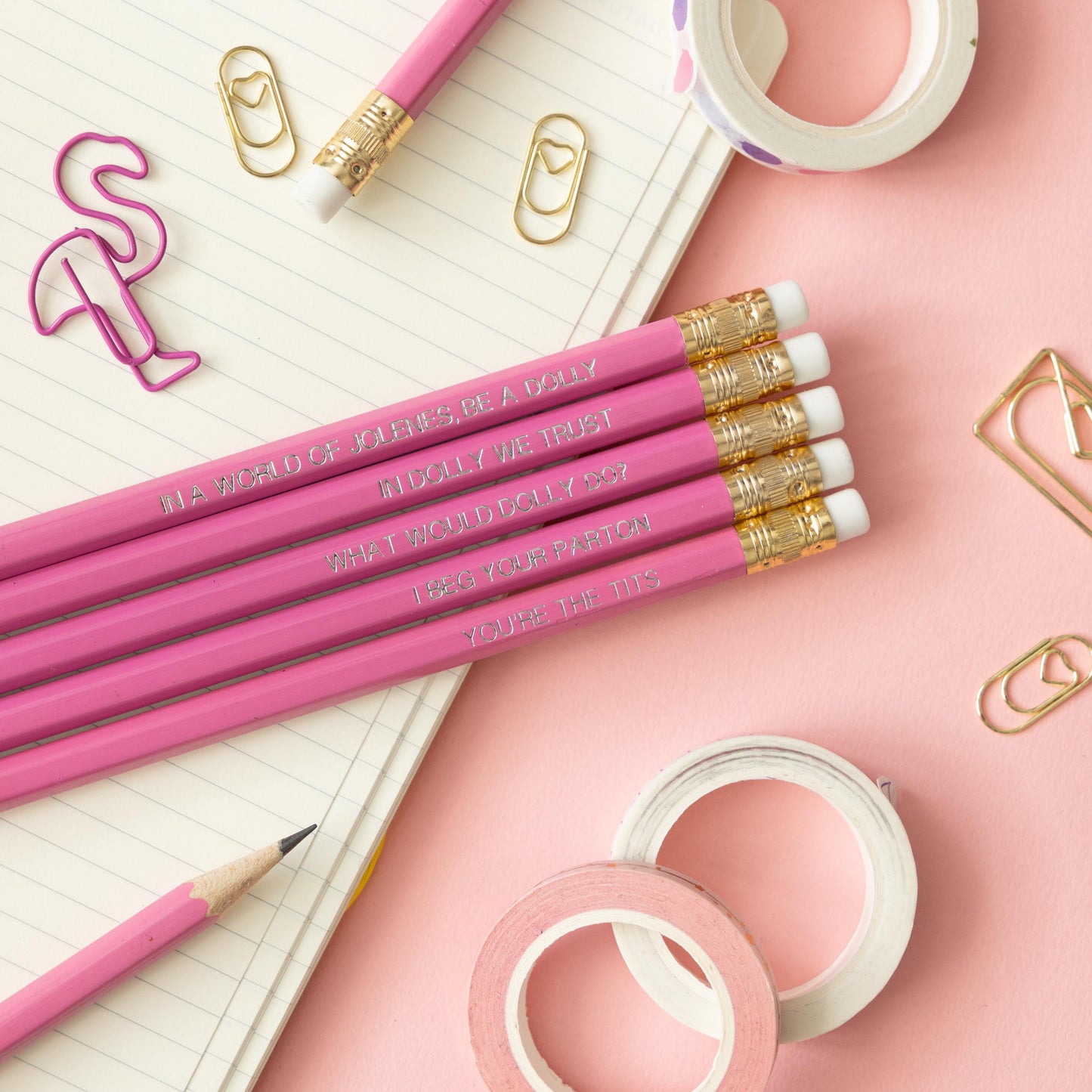 Dolly Parton pencil set